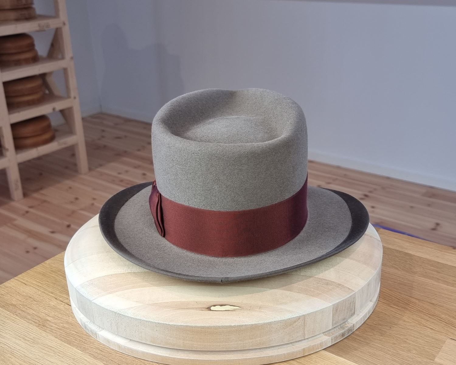 RAGNAR FEDORA | 50X BEAVER BLEND | WHISKEY COLOR |  SIZE 58, US 7 1/4