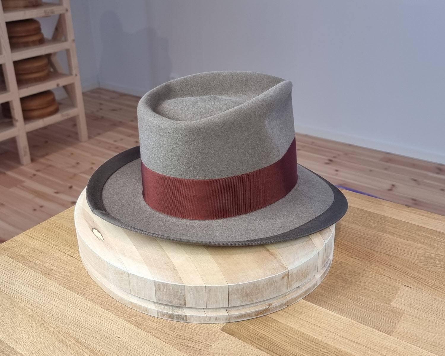 RAGNAR FEDORA | 50X BEAVER BLEND | WHISKEY COLOR |  SIZE 58, US 7 1/4