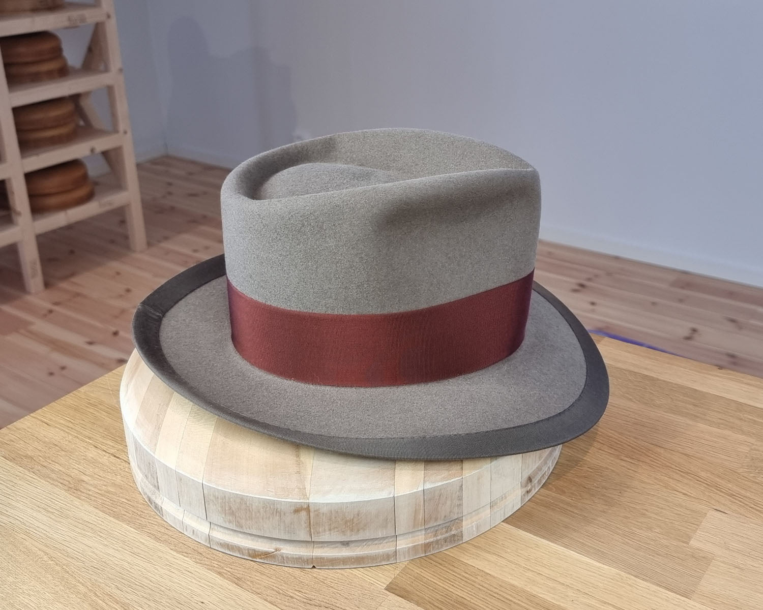 RAGNAR FEDORA | 50X BEAVER BLEND | WHISKEY COLOR |  SIZE 58, US 7 1/4