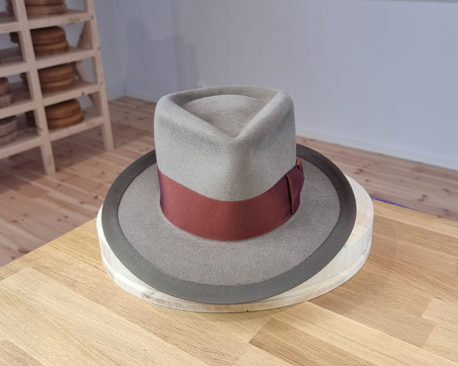 RAGNAR FEDORA | 50X BEAVER BLEND | WHISKEY COLOR |  SIZE 58, US 7 1/4