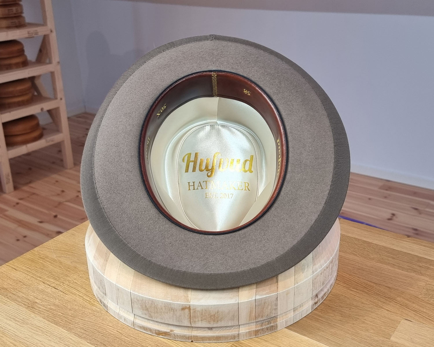 RAGNAR FEDORA | 50X BEAVER BLEND | WHISKEY COLOR |  SIZE 58, US 7 1/4