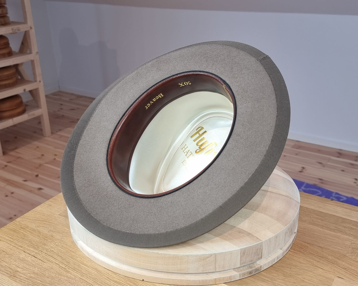 RAGNAR FEDORA | 50X BEAVER BLEND | WHISKEY COLOR |  SIZE 58, US 7 1/4