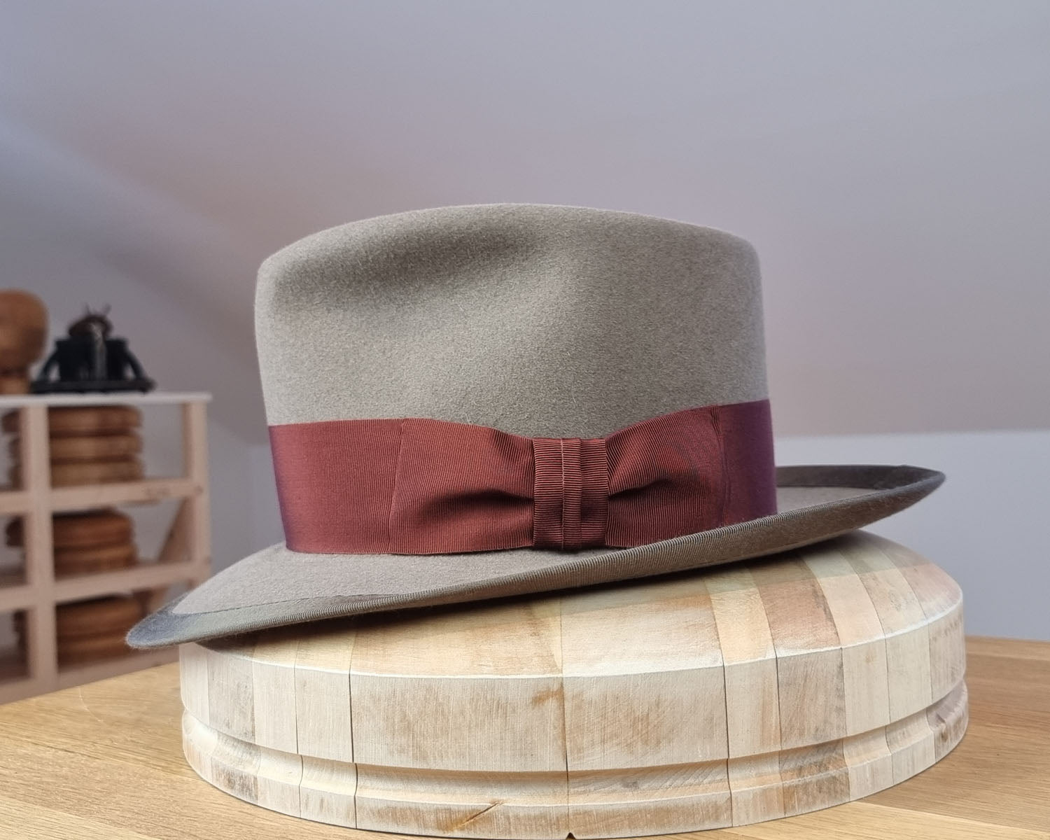 RAGNAR FEDORA | 50X BEAVER BLEND | WHISKEY COLOR |  SIZE 58, US 7 1/4