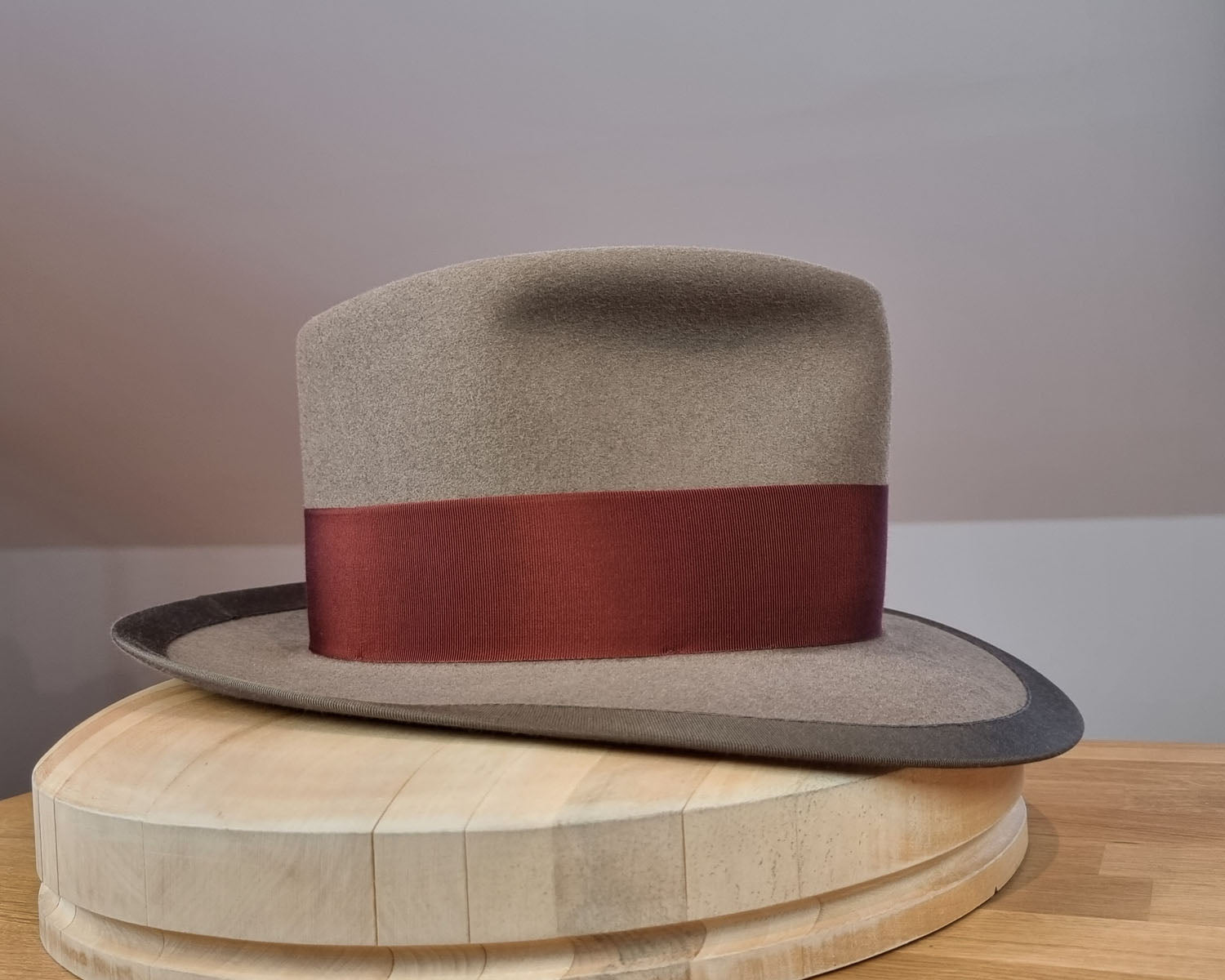 RAGNAR FEDORA | 50X BEAVER BLEND | WHISKEY COLOR |  SIZE 58, US 7 1/4