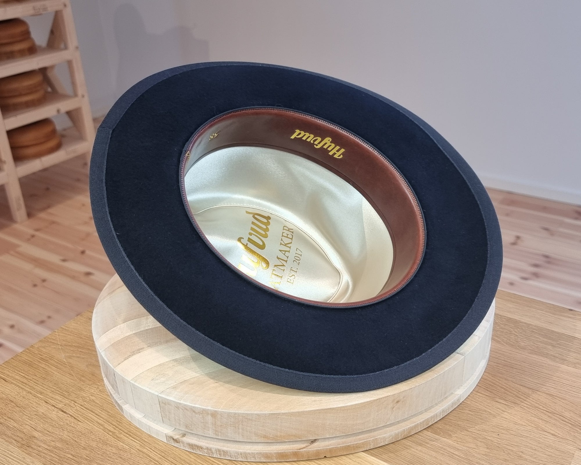 CAGNEY FEDORA | 100X BEAVER | DARK NAVY | SIZE 58, US 7 1/4