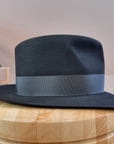 LEIFUR Lucky FEDORA | 50X BEAVER BLEND | BLACK | SIZE 57, US 7 1/8