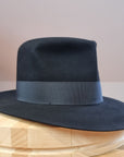 LEIFUR Lucky FEDORA | 50X BEAVER BLEND | BLACK | SIZE 57, US 7 1/8