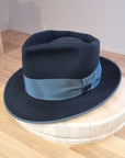 BOGART FEDORA | 50X BEAVER BLEND | BLACK |  SIZE 59, US 7 3/8