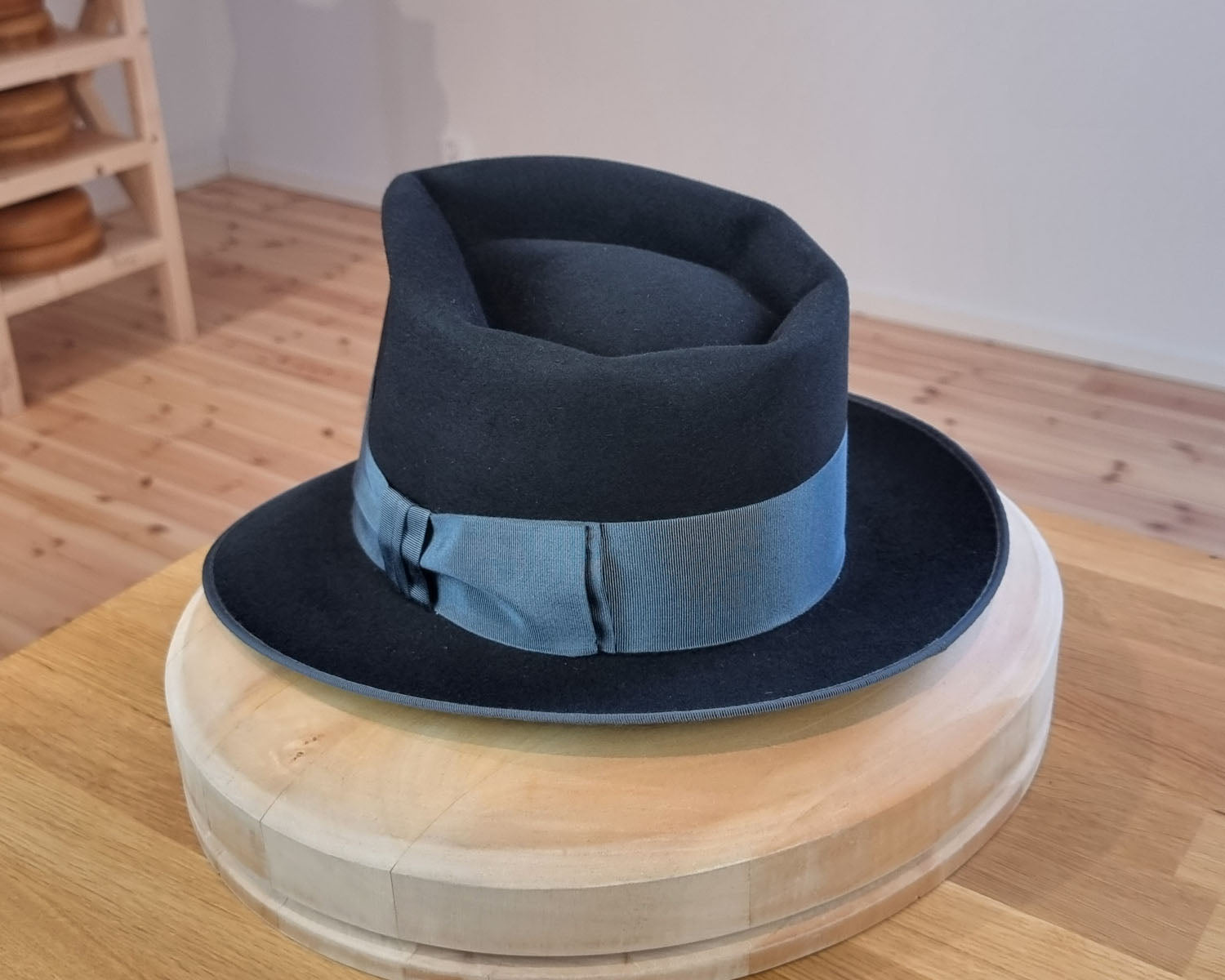 BOGART FEDORA | 50X BEAVER BLEND | BLACK |  SIZE 59, US 7 3/8