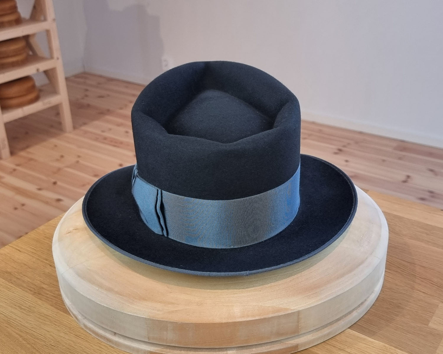 BOGART FEDORA | 50X BEAVER BLEND | BLACK |  SIZE 59, US 7 3/8