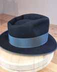 BOGART FEDORA | 50X BEAVER BLEND | BLACK |  SIZE 59, US 7 3/8