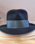 BOGART FEDORA | 50X BEAVER BLEND | BLACK |  SIZE 59, US 7 3/8