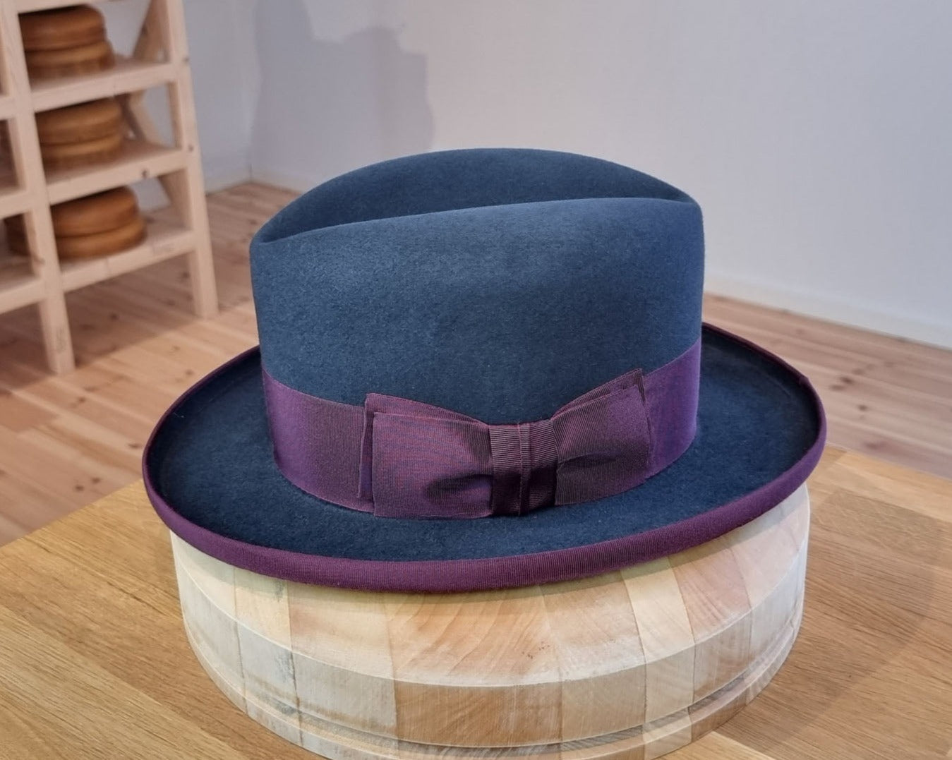 SVEN HOMBURG | 50X BEAVER BLEND | STEEL COLOR | SIZE 58, US 7 1/4