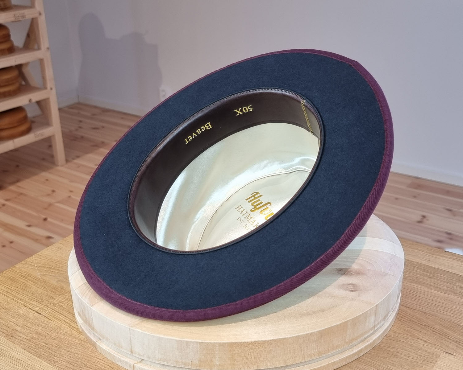 SVEN HOMBURG | 50X BEAVER BLEND | STEEL COLOR | SIZE 58, US 7 1/4