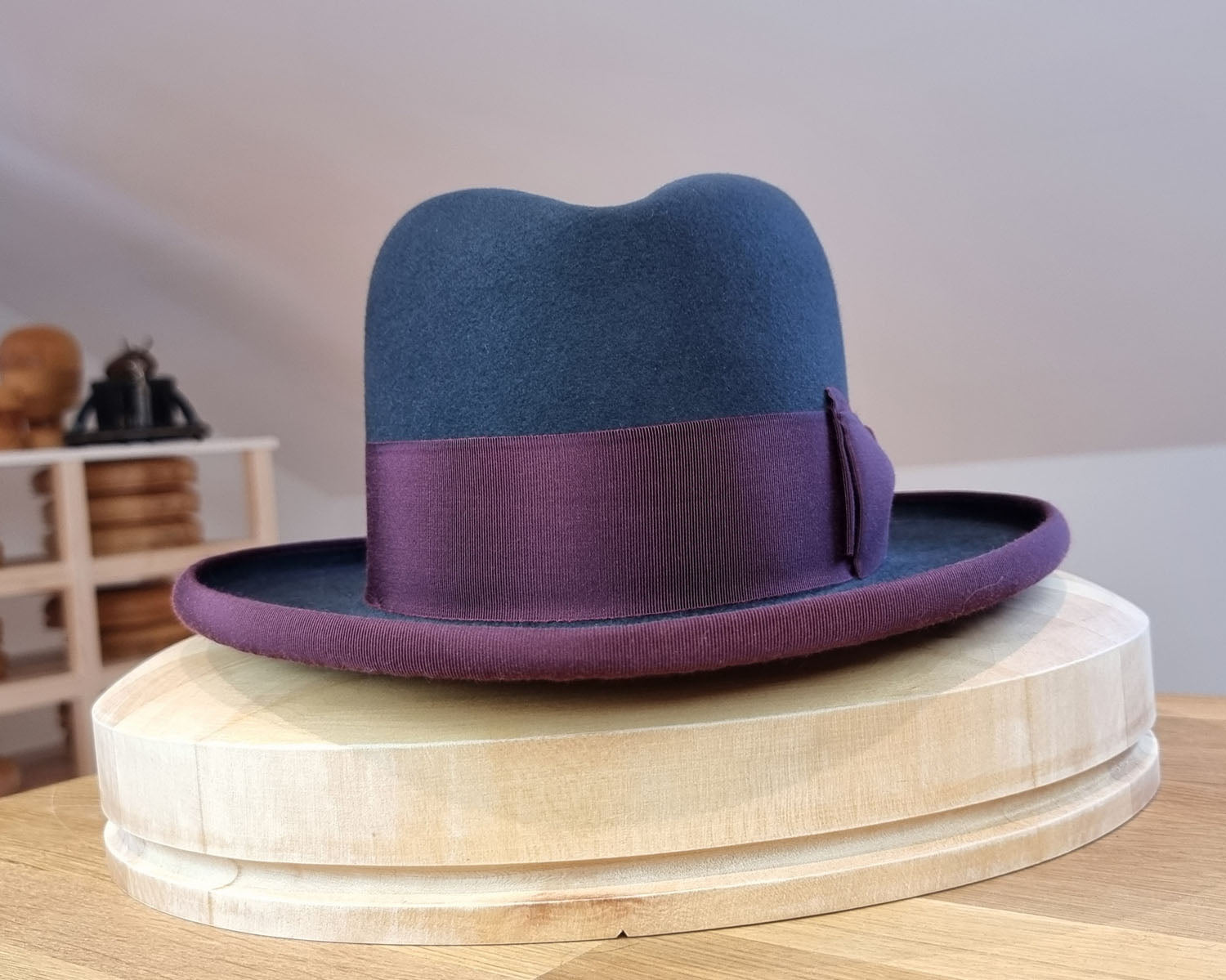 SVEN HOMBURG | 50X BEAVER BLEND | STEEL COLOR | SIZE 58, US 7 1/4