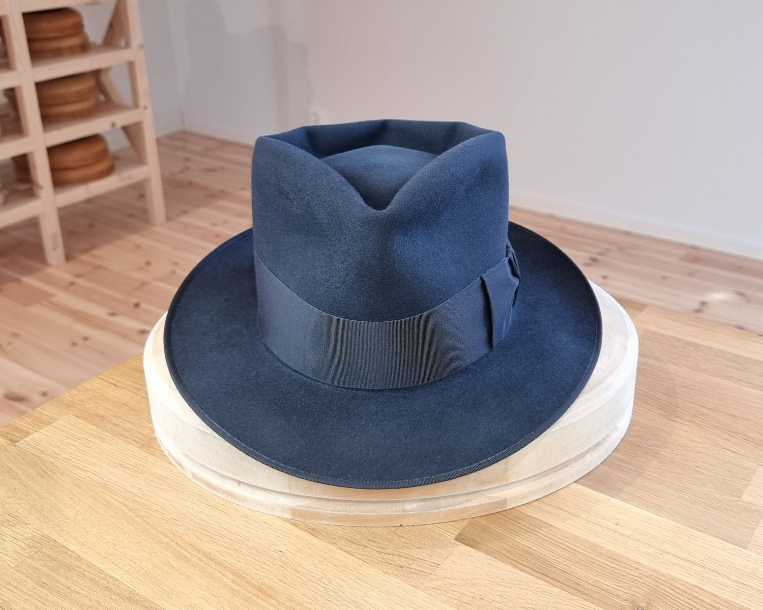 BOGART FEDORA | 50X BEAVER BLEND | STEEL COLOR |  SIZE 61, US 7 5/8