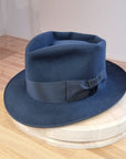 BOGART FEDORA | 50X BEAVER BLEND | STEEL COLOR |  SIZE 61, US 7 5/8