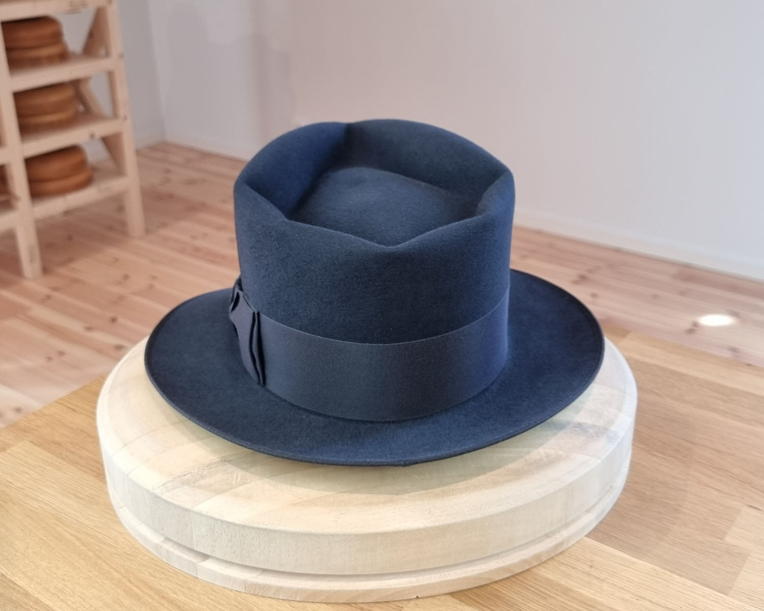 BOGART FEDORA | 50X BEAVER BLEND | STEEL COLOR |  SIZE 61, US 7 5/8