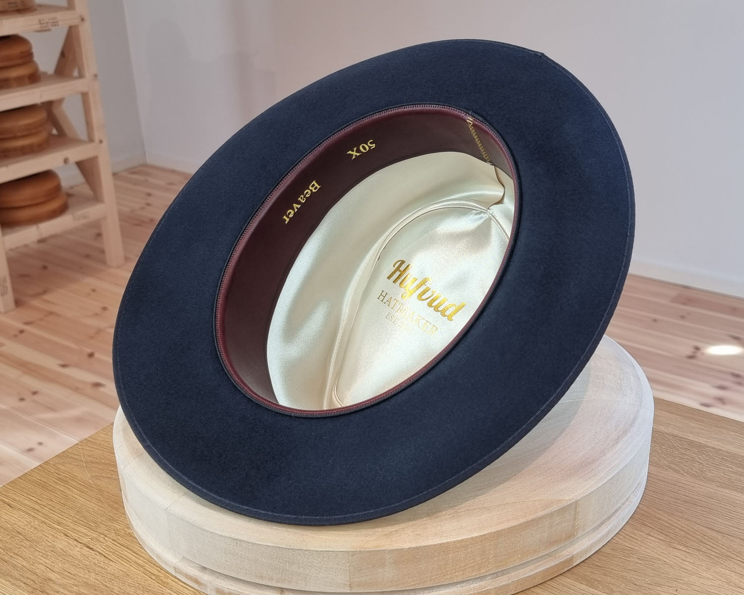 BOGART FEDORA | 50X BEAVER BLEND | STEEL COLOR |  SIZE 61, US 7 5/8