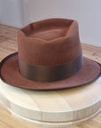 WHIPPET FEDORA | 50X BEAVER BLEND | COGNAC COLOR | SIZE 59, US 7 3/8