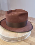 WHIPPET FEDORA | 50X BEAVER BLEND | COGNAC COLOR | SIZE 59, US 7 3/8