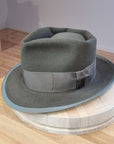 BOGART FEDORA | 50X BEAVER BLEND | OLIVE COLOR |  SIZE 58, US 7 1/4