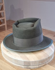 BOGART FEDORA | 50X BEAVER BLEND | OLIVE COLOR |  SIZE 58, US 7 1/4