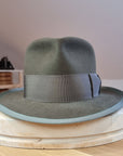 BOGART FEDORA | 50X BEAVER BLEND | OLIVE COLOR |  SIZE 58, US 7 1/4