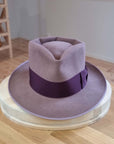 BOGART FEDORA | 50X BEAVER BLEND | DUSTY ROSE COLOR |  SIZE 59, US 7 3/8