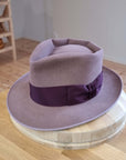 BOGART FEDORA | 50X BEAVER BLEND | DUSTY ROSE COLOR |  SIZE 59, US 7 3/8
