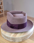 BOGART FEDORA | 50X BEAVER BLEND | DUSTY ROSE COLOR |  SIZE 59, US 7 3/8
