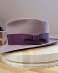 BOGART FEDORA | 50X BEAVER BLEND | DUSTY ROSE COLOR |  SIZE 59, US 7 3/8