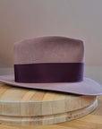 BOGART FEDORA | 50X BEAVER BLEND | DUSTY ROSE COLOR |  SIZE 59, US 7 3/8
