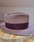 BOGART FEDORA | 50X BEAVER BLEND | DUSTY ROSE COLOR |  SIZE 59, US 7 3/8