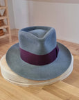 WHIPPET FEDORA | 100X NUTRIA | STEEL COLOR | SIZE 59, US 7 3/8
