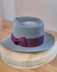 WHIPPET FEDORA | 100X NUTRIA | STEEL COLOR | SIZE 59, US 7 3/8