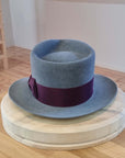 WHIPPET FEDORA | 100X NUTRIA | STEEL COLOR | SIZE 59, US 7 3/8