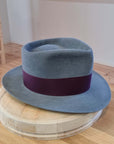 WHIPPET FEDORA | 100X NUTRIA | STEEL COLOR | SIZE 59, US 7 3/8