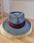 WHIPPET FEDORA | 100X NUTRIA | STEEL COLOR | SIZE 59, US 7 3/8