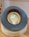WHIPPET FEDORA | 100X NUTRIA | STEEL COLOR | SIZE 59, US 7 3/8