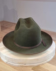 OPEN ROAD HAT | RABBIT & HARE DELUXE BLEND | MOSS GREEN COLOR | SIZE 59, US 7 3/8