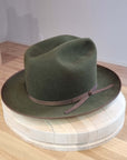 OPEN ROAD HAT | RABBIT & HARE DELUXE BLEND | MOSS GREEN COLOR | SIZE 59, US 7 3/8
