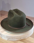 OPEN ROAD HAT | RABBIT & HARE DELUXE BLEND | MOSS GREEN COLOR | SIZE 59, US 7 3/8