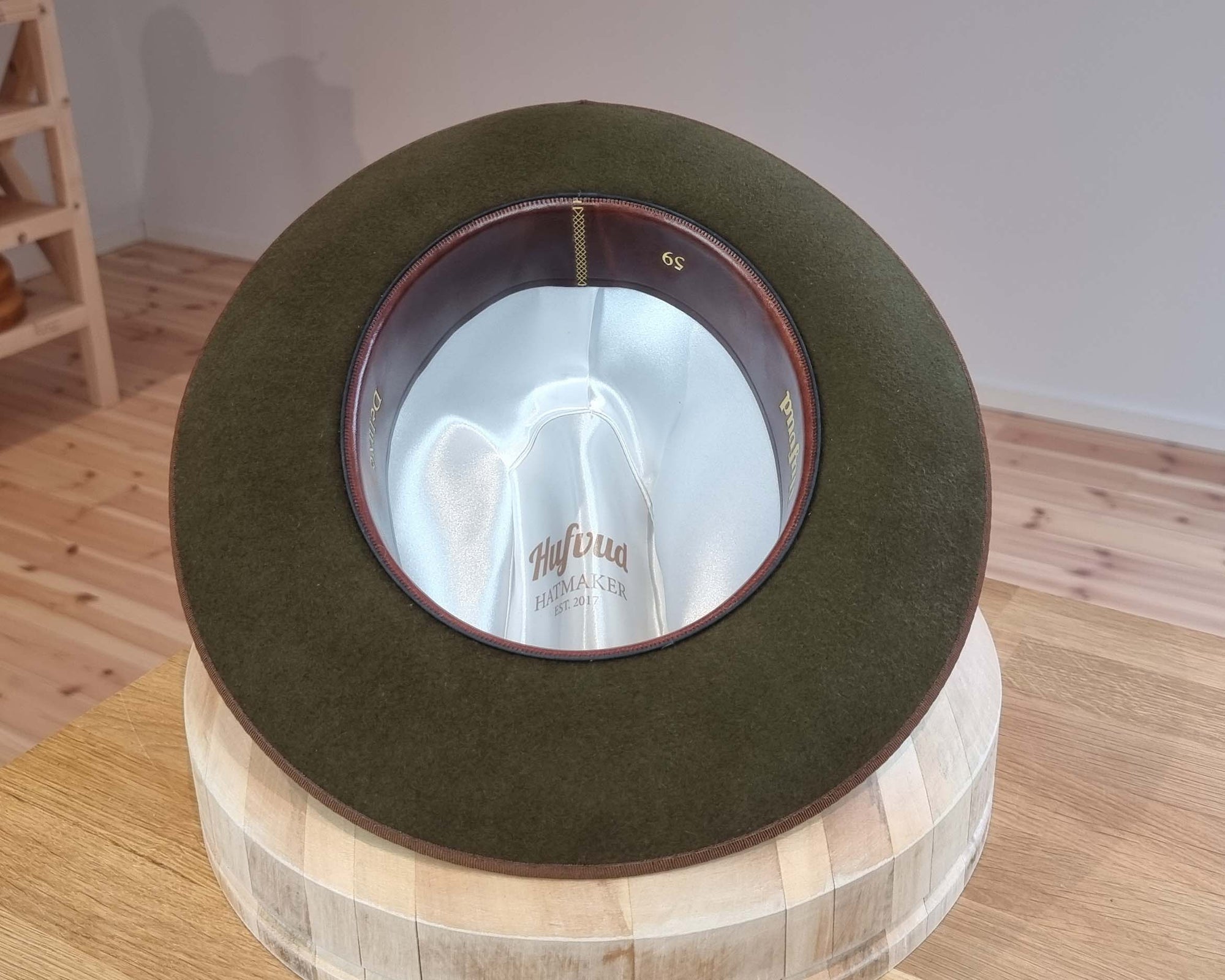 OPEN ROAD HAT | RABBIT & HARE DELUXE BLEND | MOSS GREEN COLOR | SIZE 59, US 7 3/8