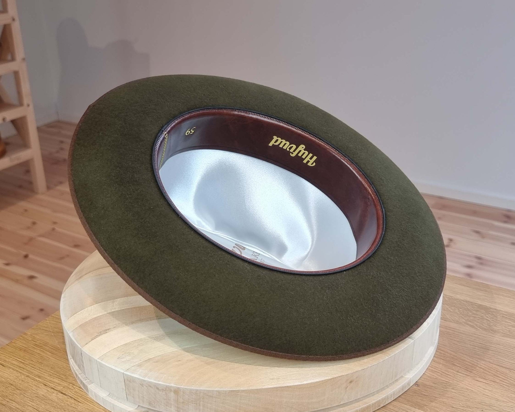 OPEN ROAD HAT | RABBIT & HARE DELUXE BLEND | MOSS GREEN COLOR | SIZE 59, US 7 3/8