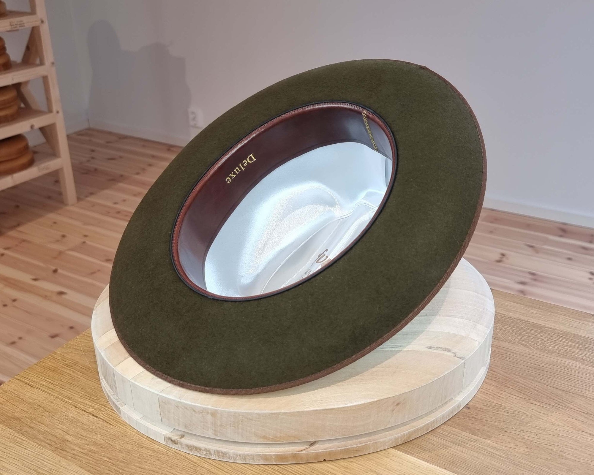 OPEN ROAD HAT | RABBIT & HARE DELUXE BLEND | MOSS GREEN COLOR | SIZE 59, US 7 3/8