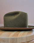 OPEN ROAD HAT | RABBIT & HARE DELUXE BLEND | MOSS GREEN COLOR | SIZE 59, US 7 3/8