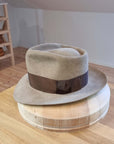 WHIPPET FEDORA | 100X NUTRIA | DRIFTWOOD COLOR | SIZE 58, US 7 1/4