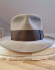 WHIPPET FEDORA | 100X NUTRIA | DRIFTWOOD COLOR | SIZE 58, US 7 1/4