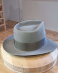 WHIPPET FEDORA | DELUXE RABBIT & HARE BLEND | STONE COLOR | SIZE 58, US 7 1/4